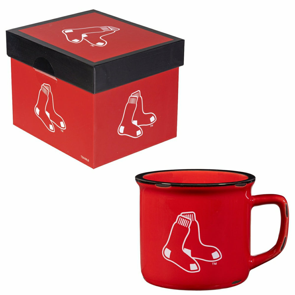 Boston Red Sox Ceramic Camp Cup with Enamel Finish, 14oz