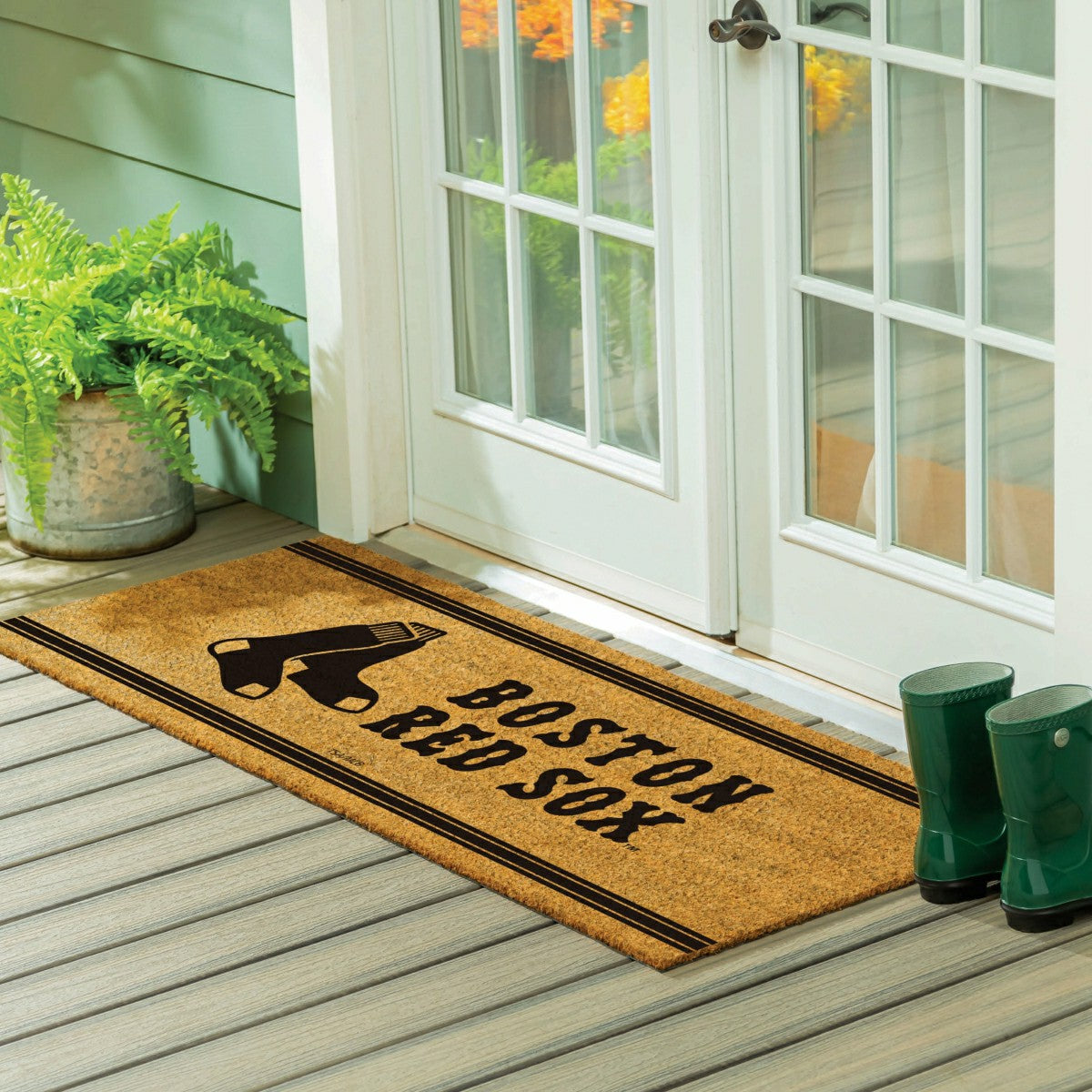Boston Red Sox Extra Large One Color Coir Mat, 60"x24"