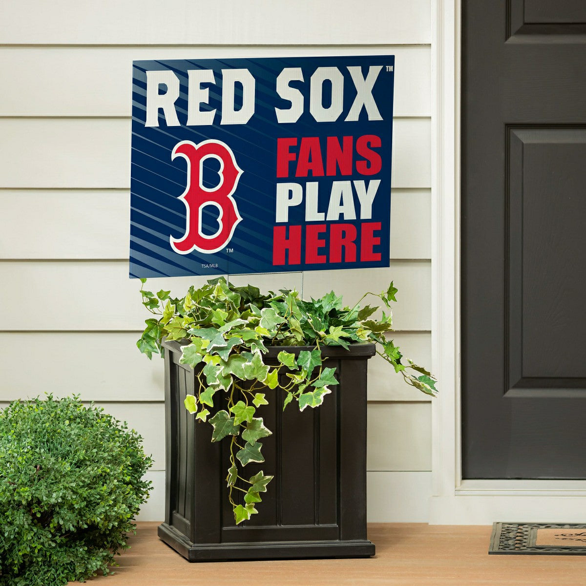 Boston Red Sox Coroplast Yard Sign "Fans Play Here"