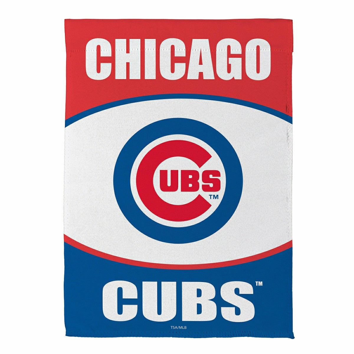 Chicago Cubs Suede Garden Flag