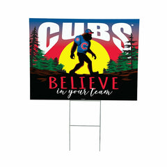 Chicago Cubs Yard Sign, Bigfoot