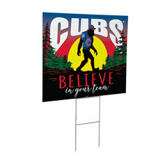 Chicago Cubs Yard Sign, Bigfoot