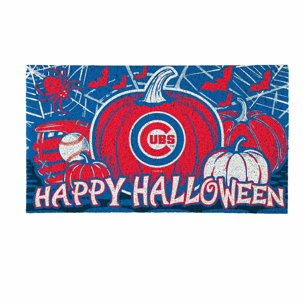 Chicago Cubs Halloween PVC Mat, 28"x16"