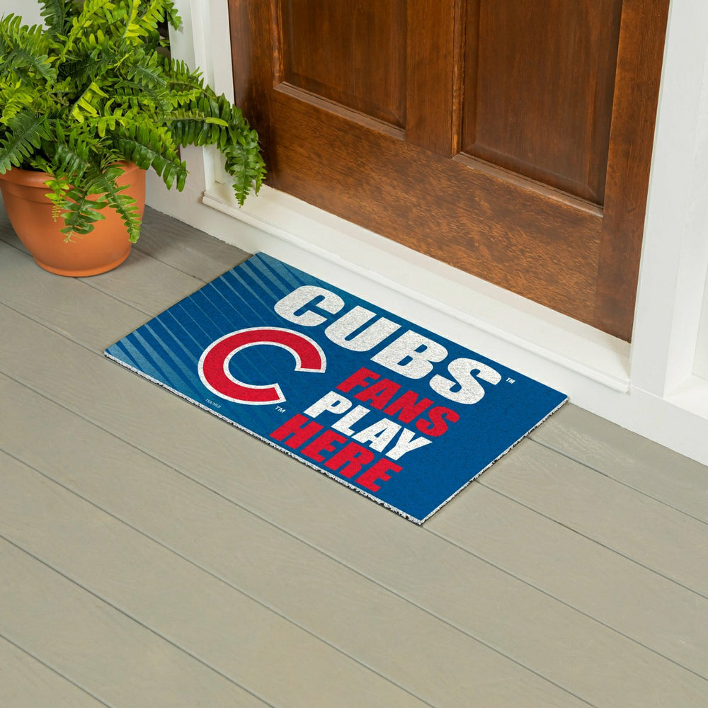 Chicago Cubs Fan Mat, 28"x16"