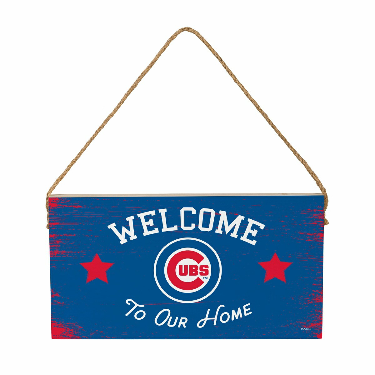 Chicago Cubs Wood Wall Sign, 6x11