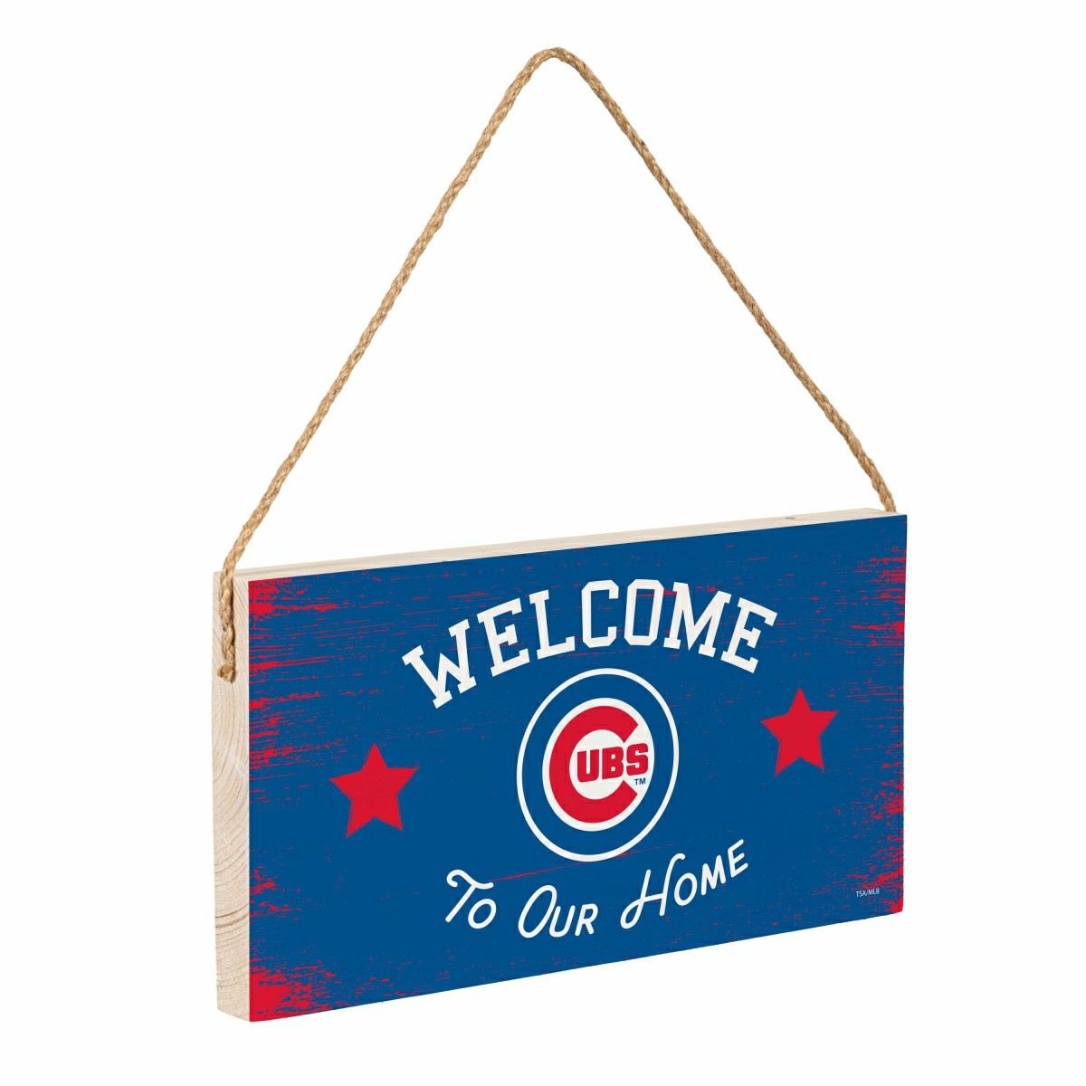 Chicago Cubs Wood Wall Sign, 6x11