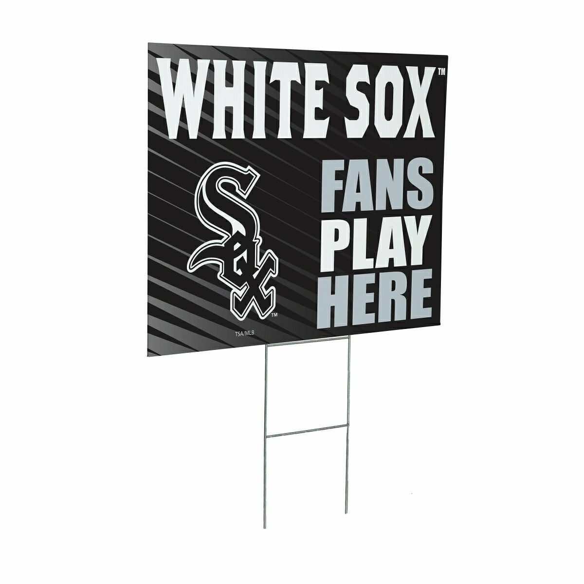 Chicago White Sox Coroplast Yard Sign "Fans Play Here"