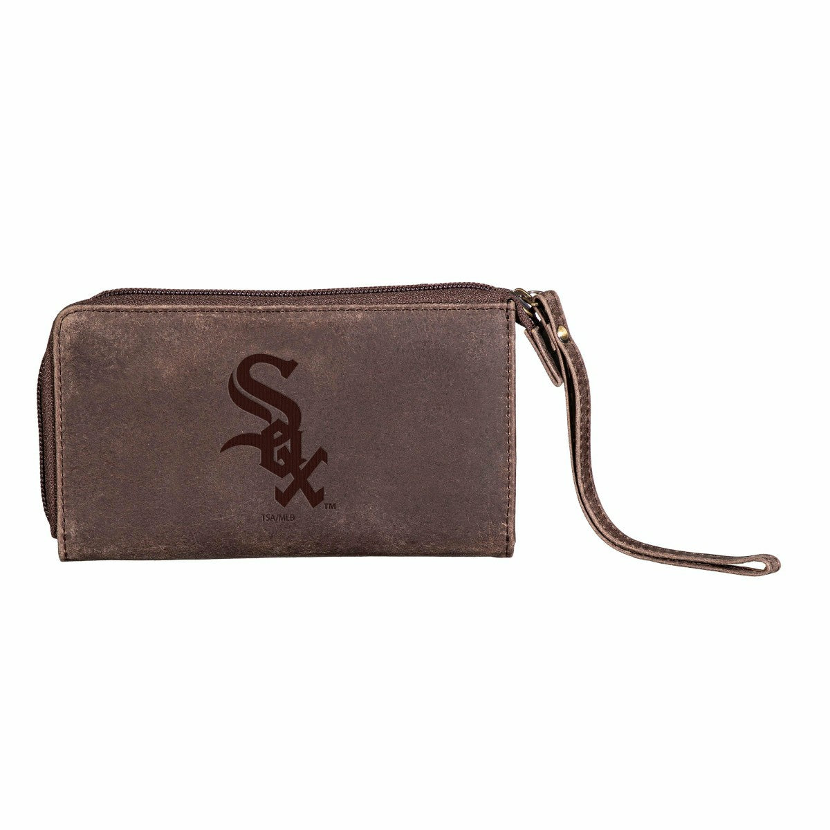 Chicago White Sox Wristlet Wallet Brown