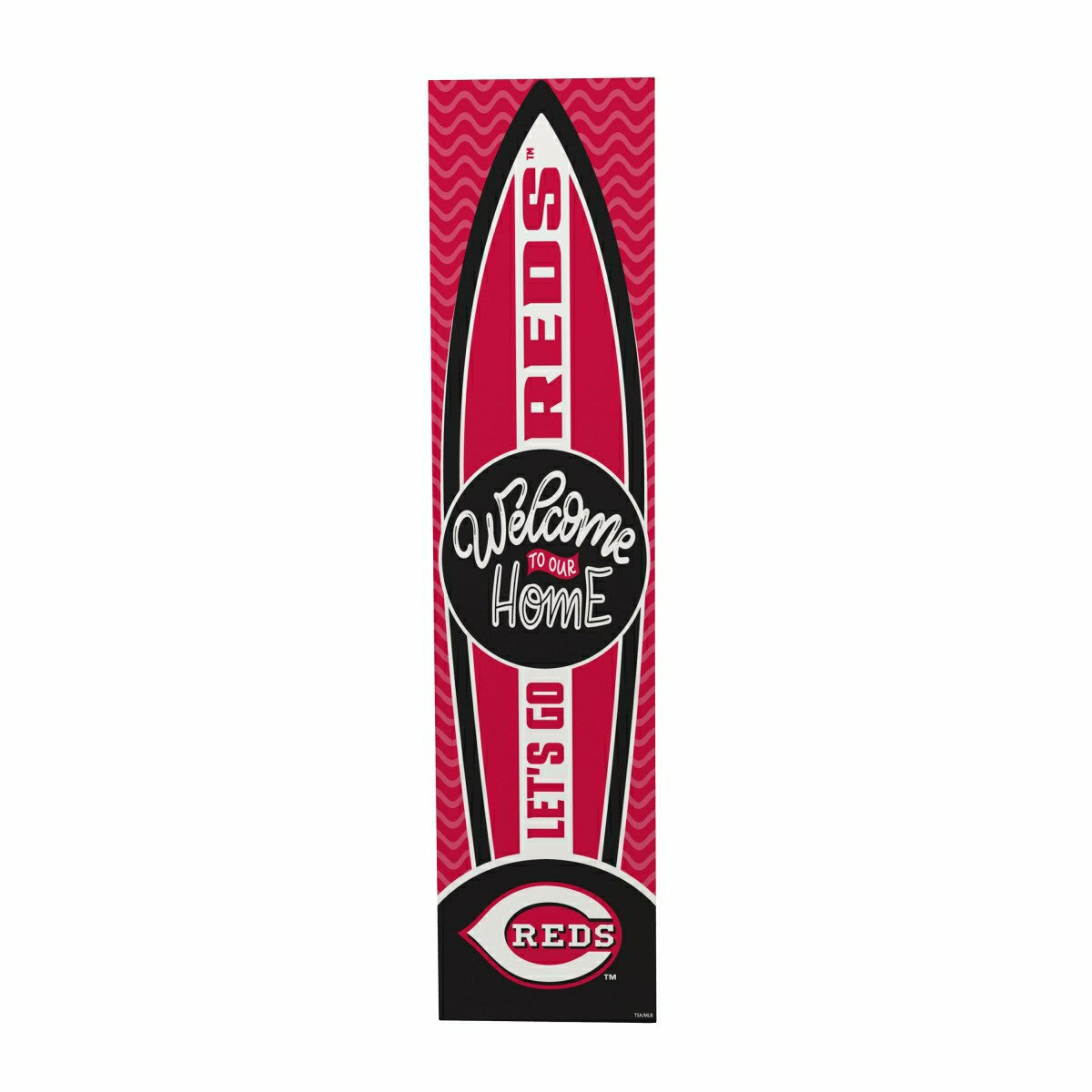Cincinnati Reds Summer Seasonal Surfboard ECM Exclusive 47" Single Sid