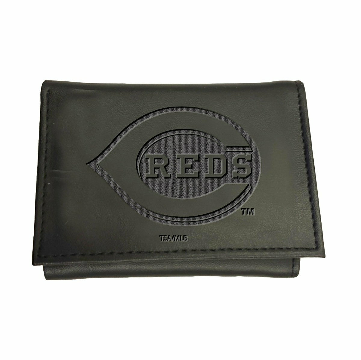 Cincinnati Reds Tri-Fold Wallet Black
