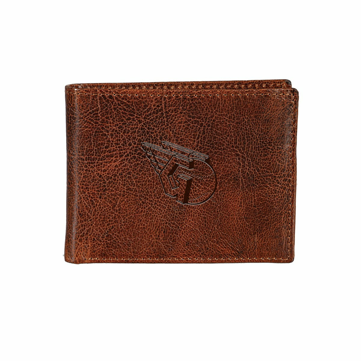 Cleveland Guardians, Embossed 100% Genuine Tumbled Leather Passcase Bi