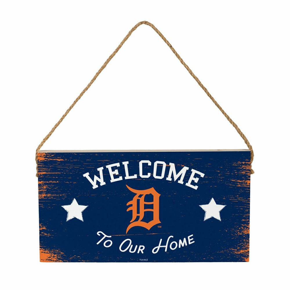 Detroit Tigers Wood Wall Sign, 6x11