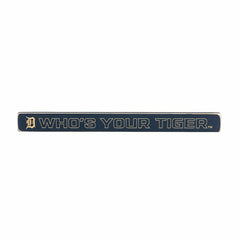 Detroit Tigers Engraved Wood Sign, 1.5" x 18"