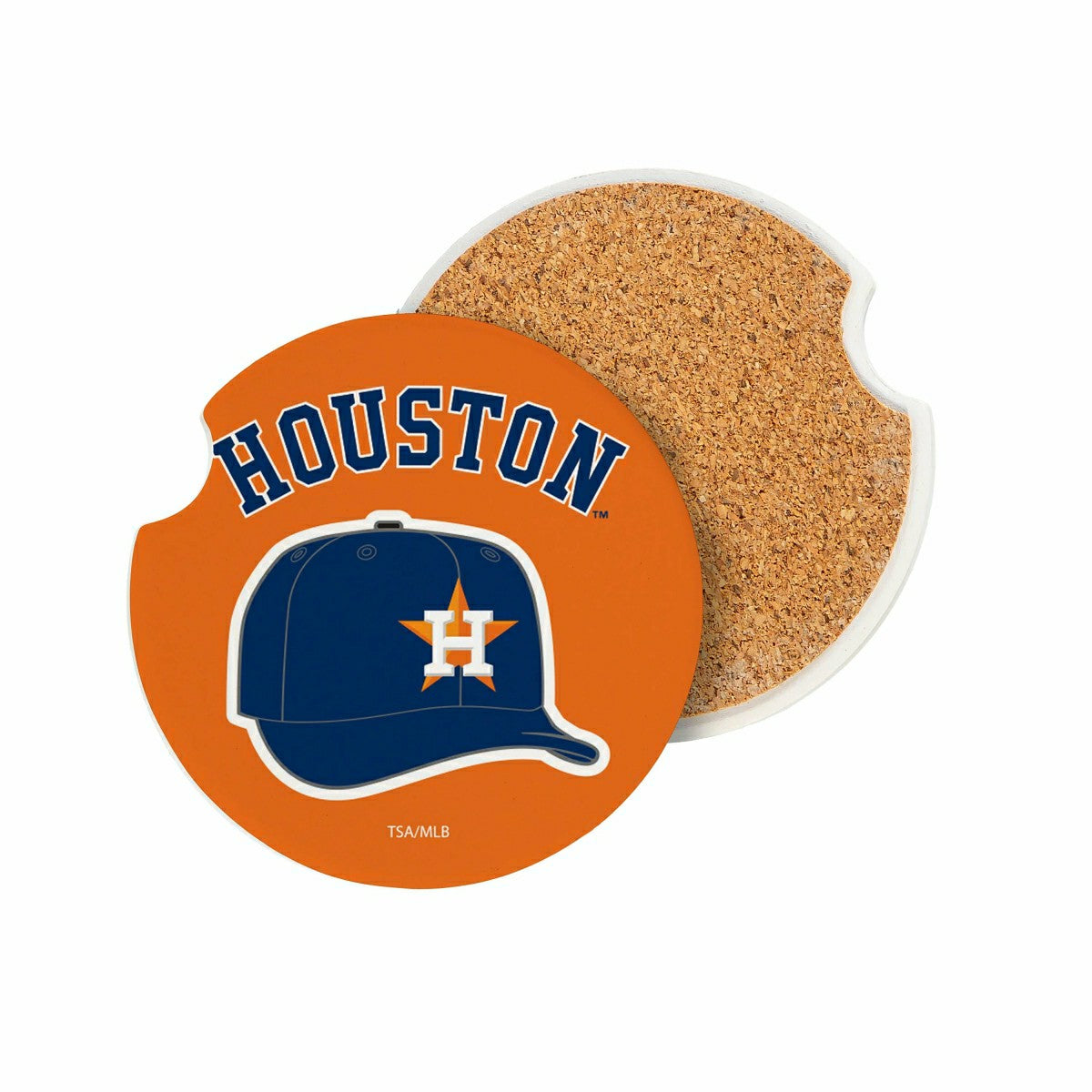 Houston Astros Car Coaster Set, 2pc