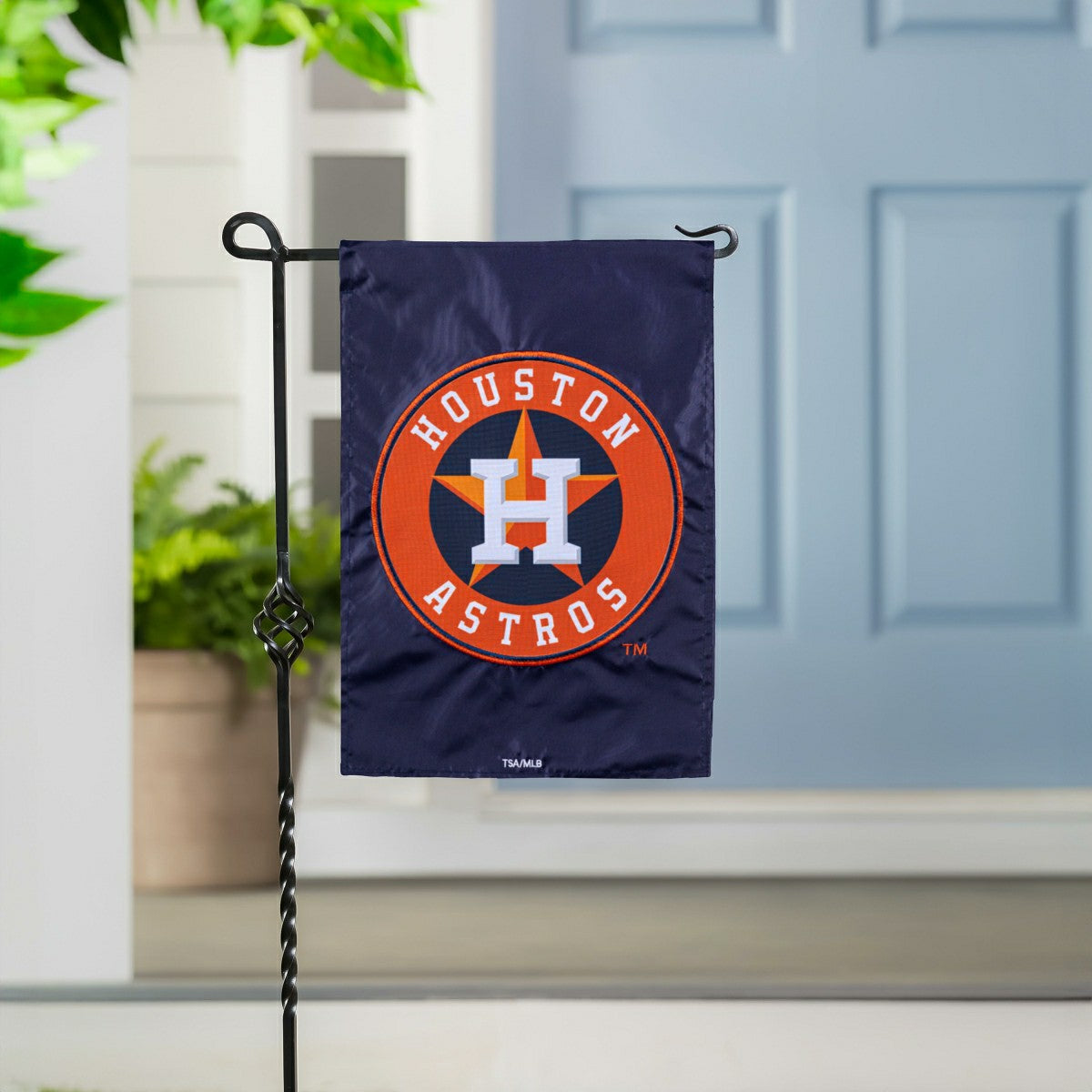 Houston Astros Appliqué Garden Flag