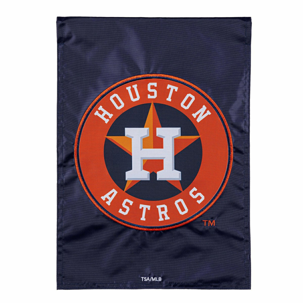 Houston Astros Appliqué Garden Flag