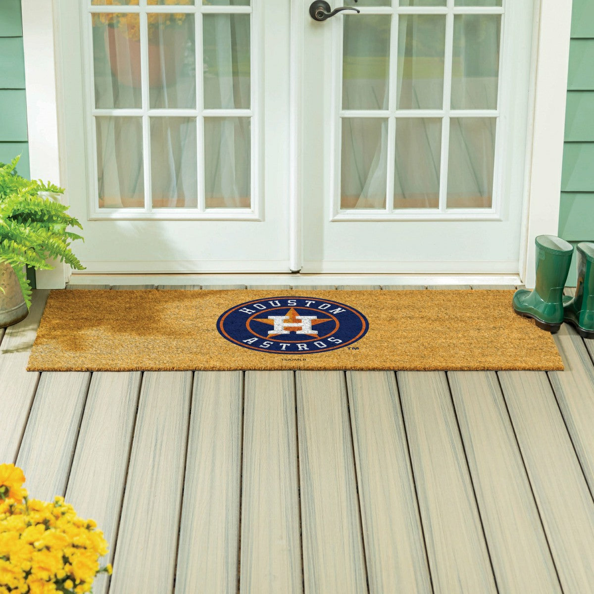 Houston Astros Extra Large Full Color Coir Mat, 60"x24"