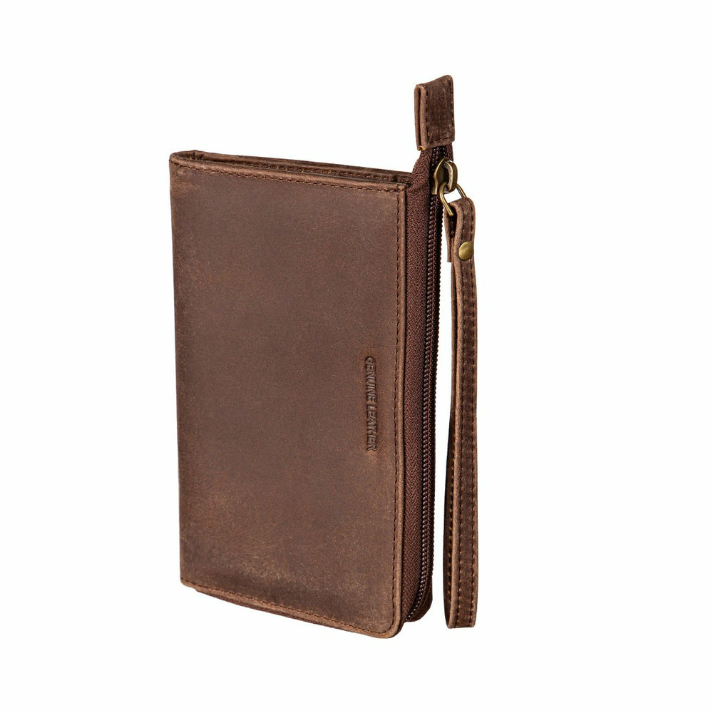 Houston Astros Wristlet Wallet Brown