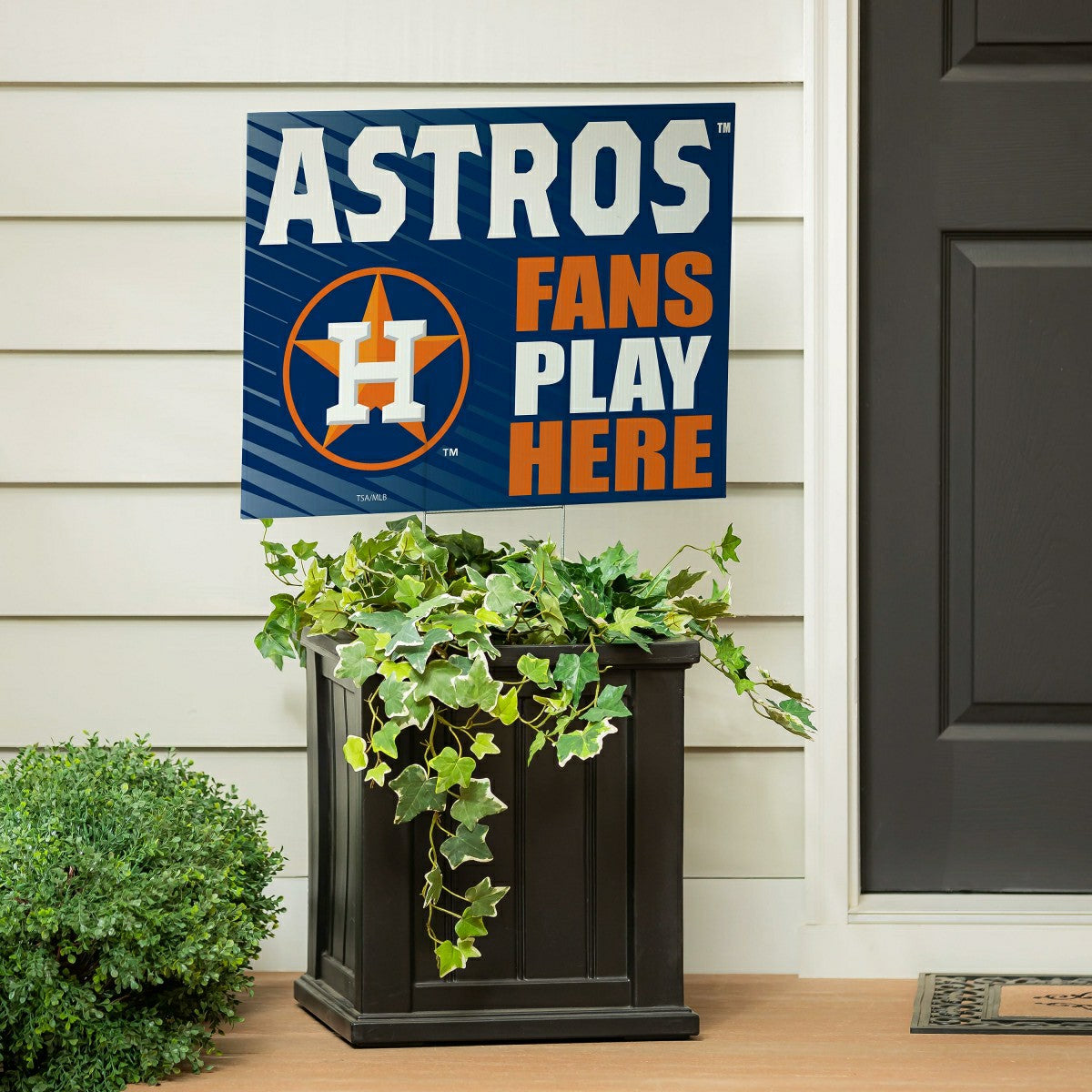 Houston Astros Coroplast Yard Sign "Fans Play Here"