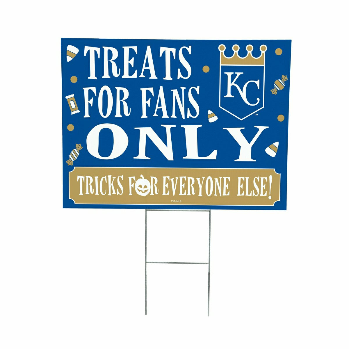 Kansas City Royals Coroplast Yard Sign, Halloween Treats for Fans