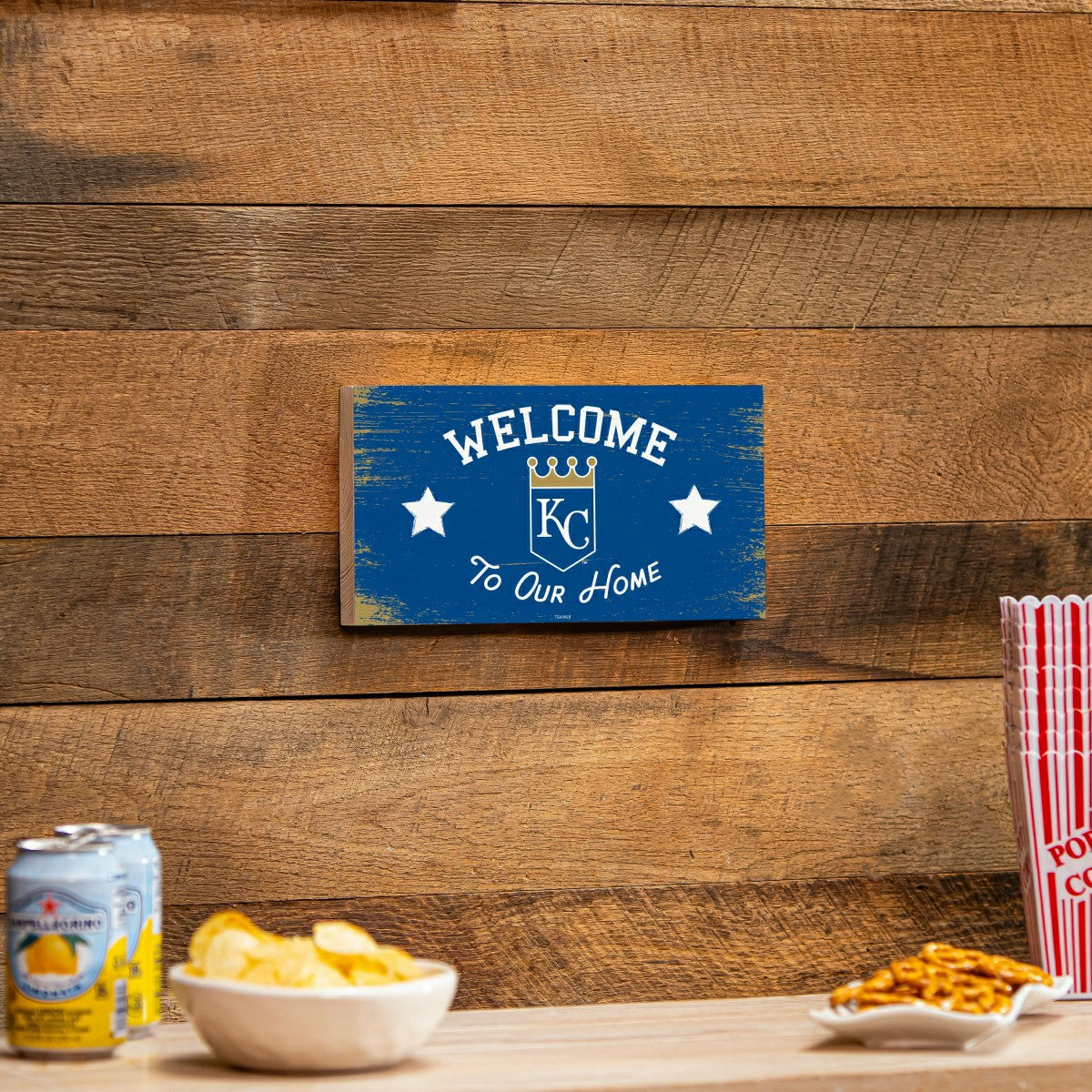 Kansas City Royals Wood Wall Sign, 6x11