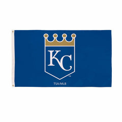Kansas City Royals Single Sided Flag w/ 2 Grommets, 3'x5'