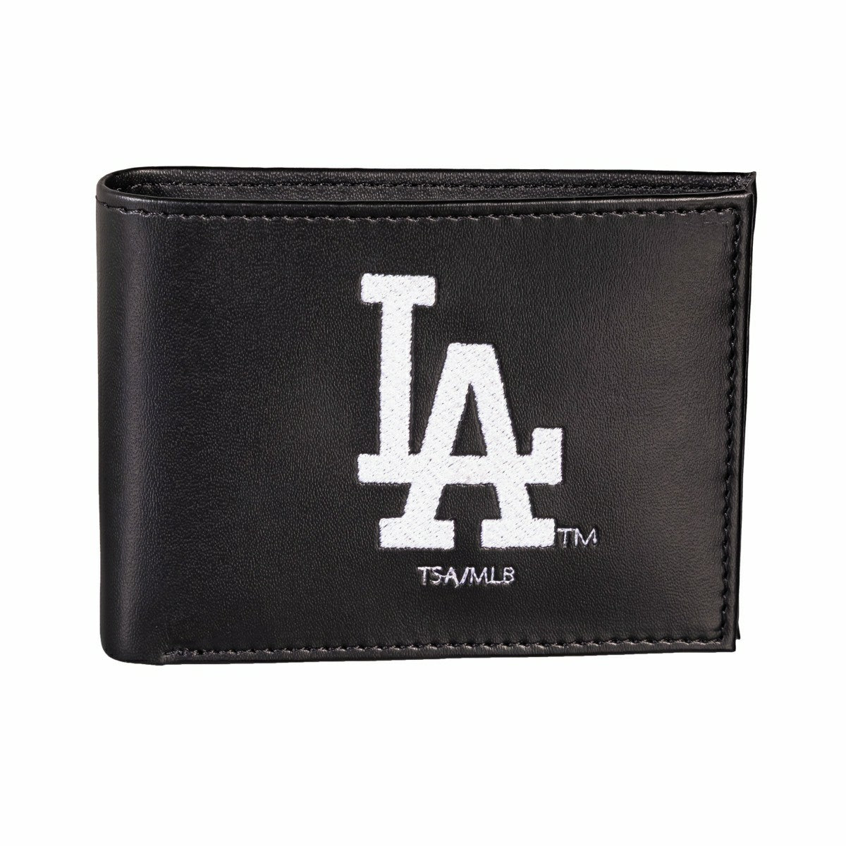 Los Angeles Dodgers Black Bi-Fold Embroidered Wallet w/ RFID Blocking