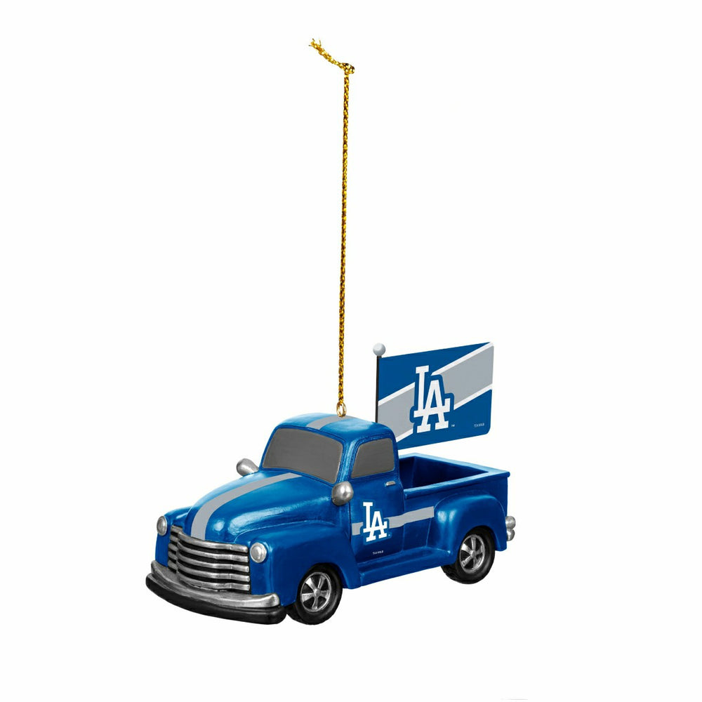 Los Angeles Dodgers Rally Truck Ornament, Set of 2