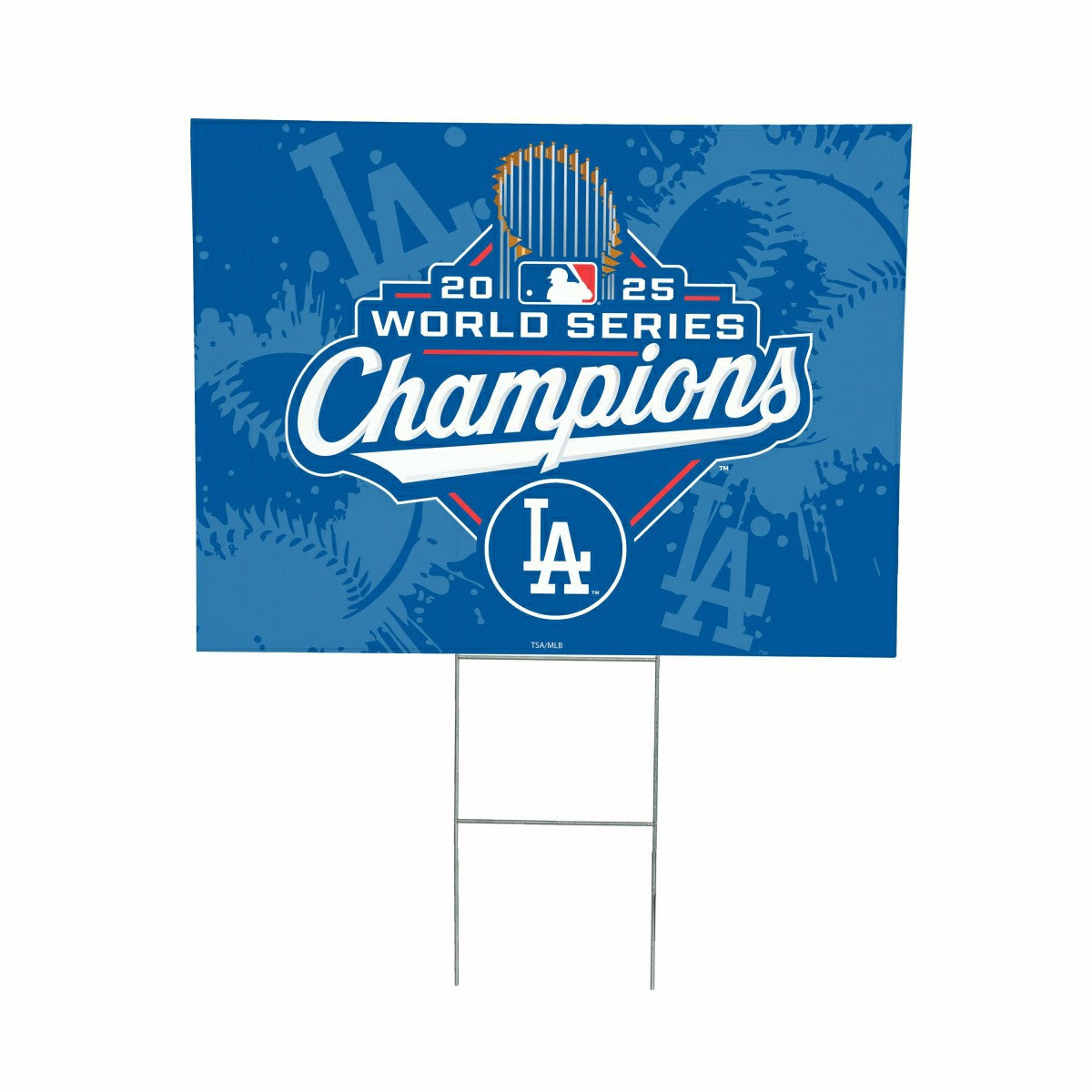 Los Angeles Dodgers, World Series 2025 Cororplast Yard Sign