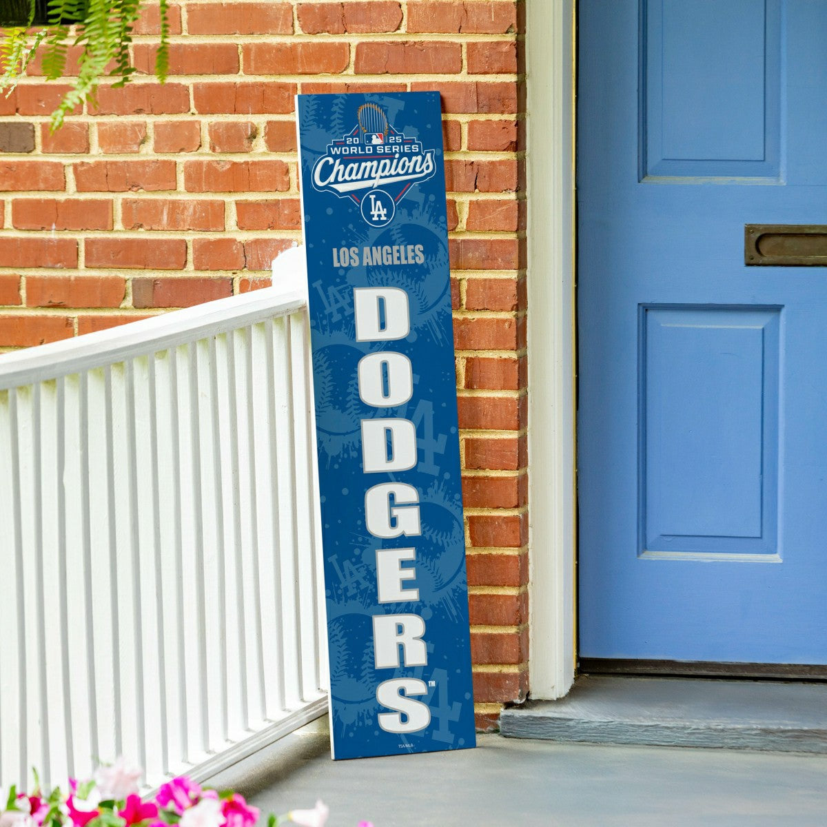 Los Angeles Dodgers, World Series 2025 Porch Leaner, 46"
