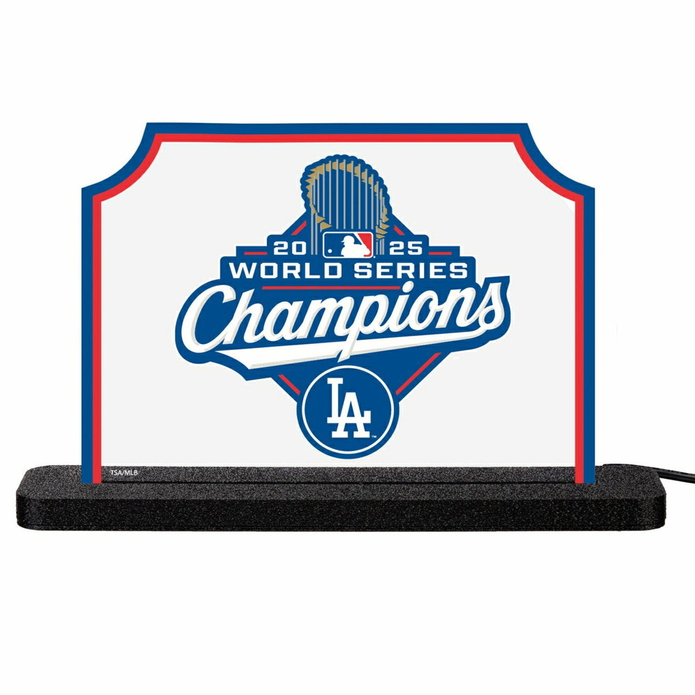 Los Angeles Dodgers, World Series 2025, Rectangle Desklite LED Decor