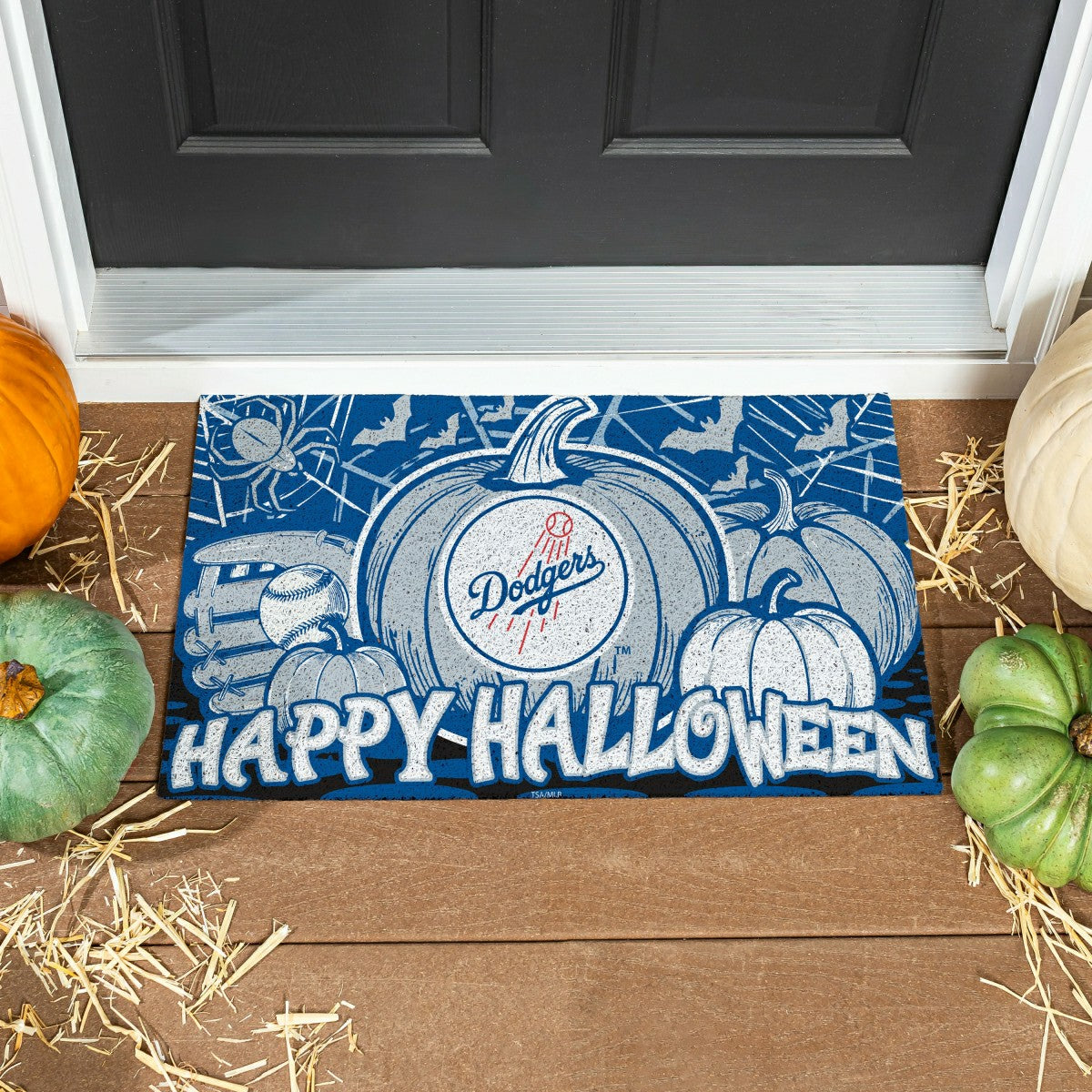 Los Angeles Dodgers Halloween PVC Mat, 28"x16"