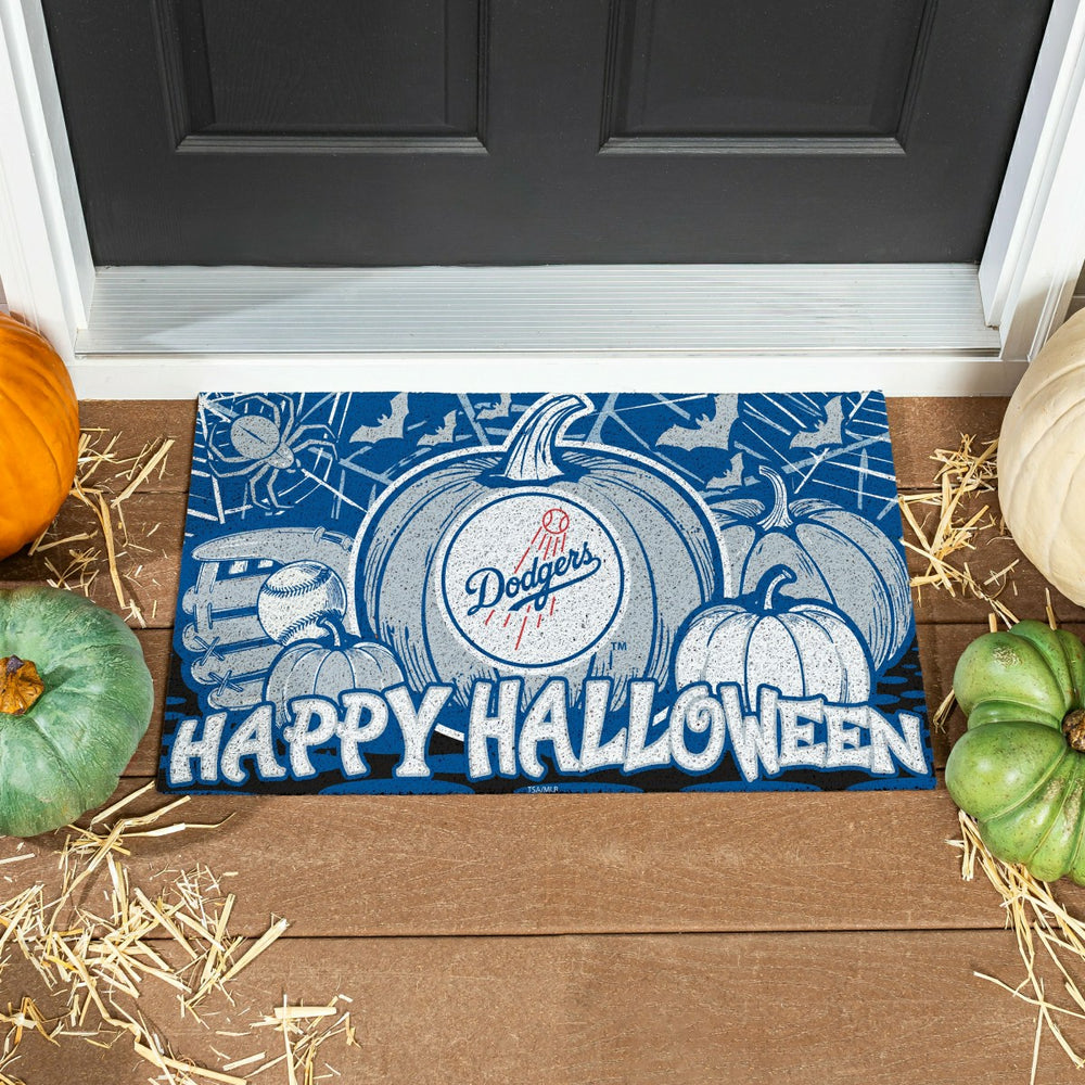 Los Angeles Dodgers Halloween PVC Mat, 28"x16"