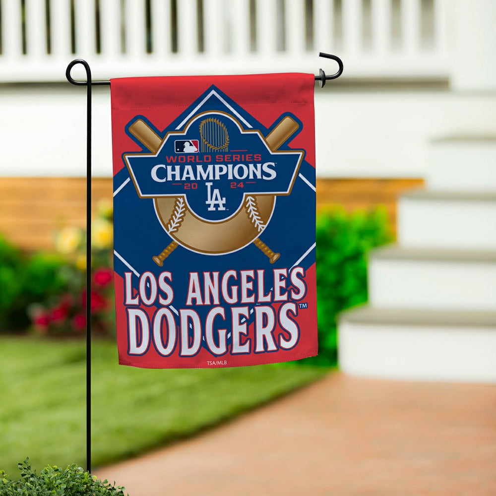 Los Angeles Dodgers Suede 2024 World Series Champions House Flag