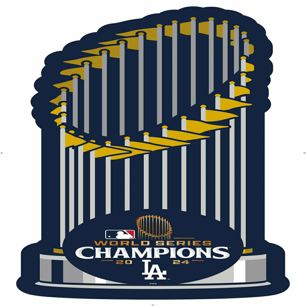 Los Angeles Dodgers LED Wall Decor, Edgelite, WS24 Champions, Trophy S