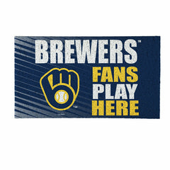 Milwaukee Brewers Fan Mat, 28"x16"