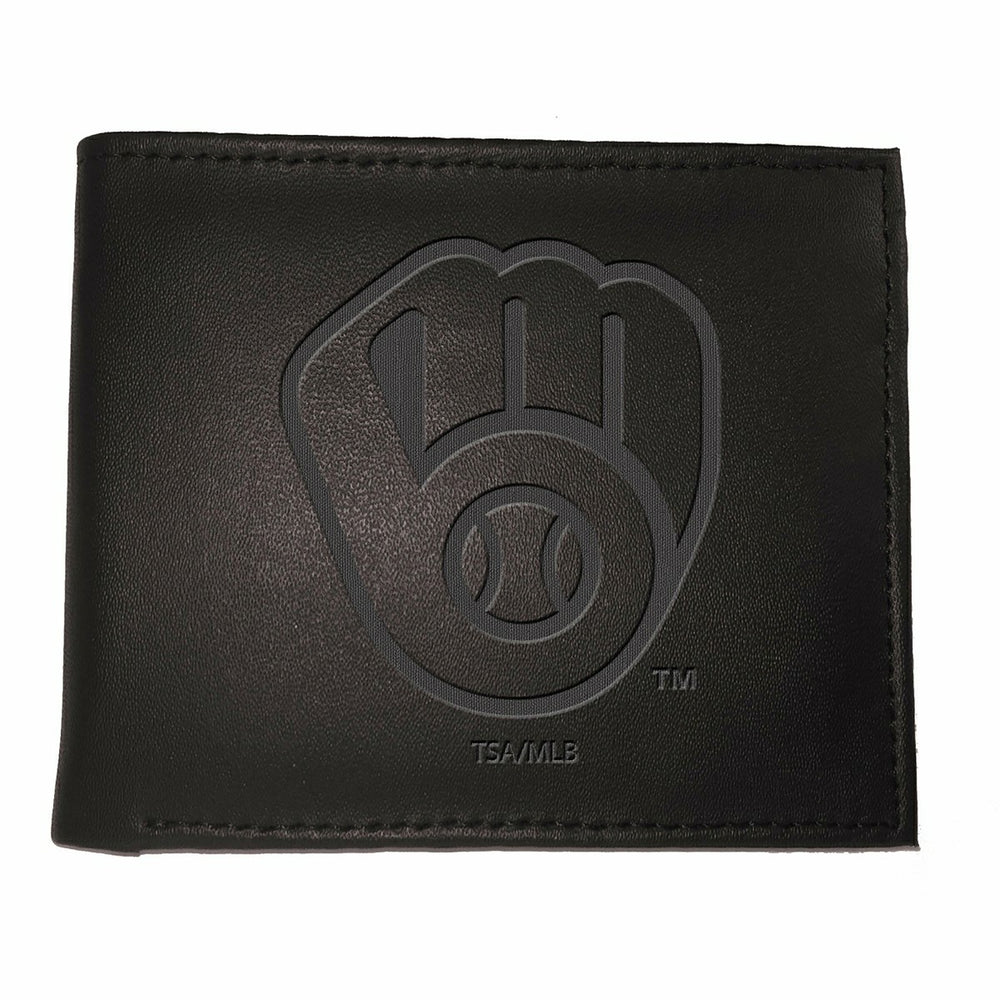 Milwaukee Brewers Bi-Fold Wallet Black
