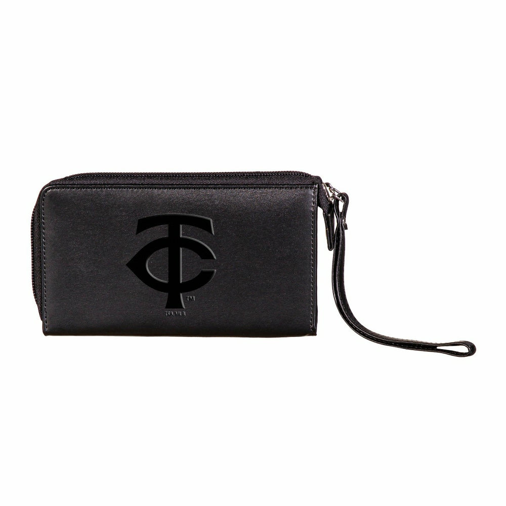 Minnesota Twins Wristlet Wallet Black