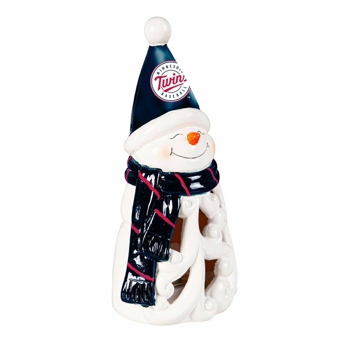 Minnesota Twins Snowman LED Statuary, 8"
