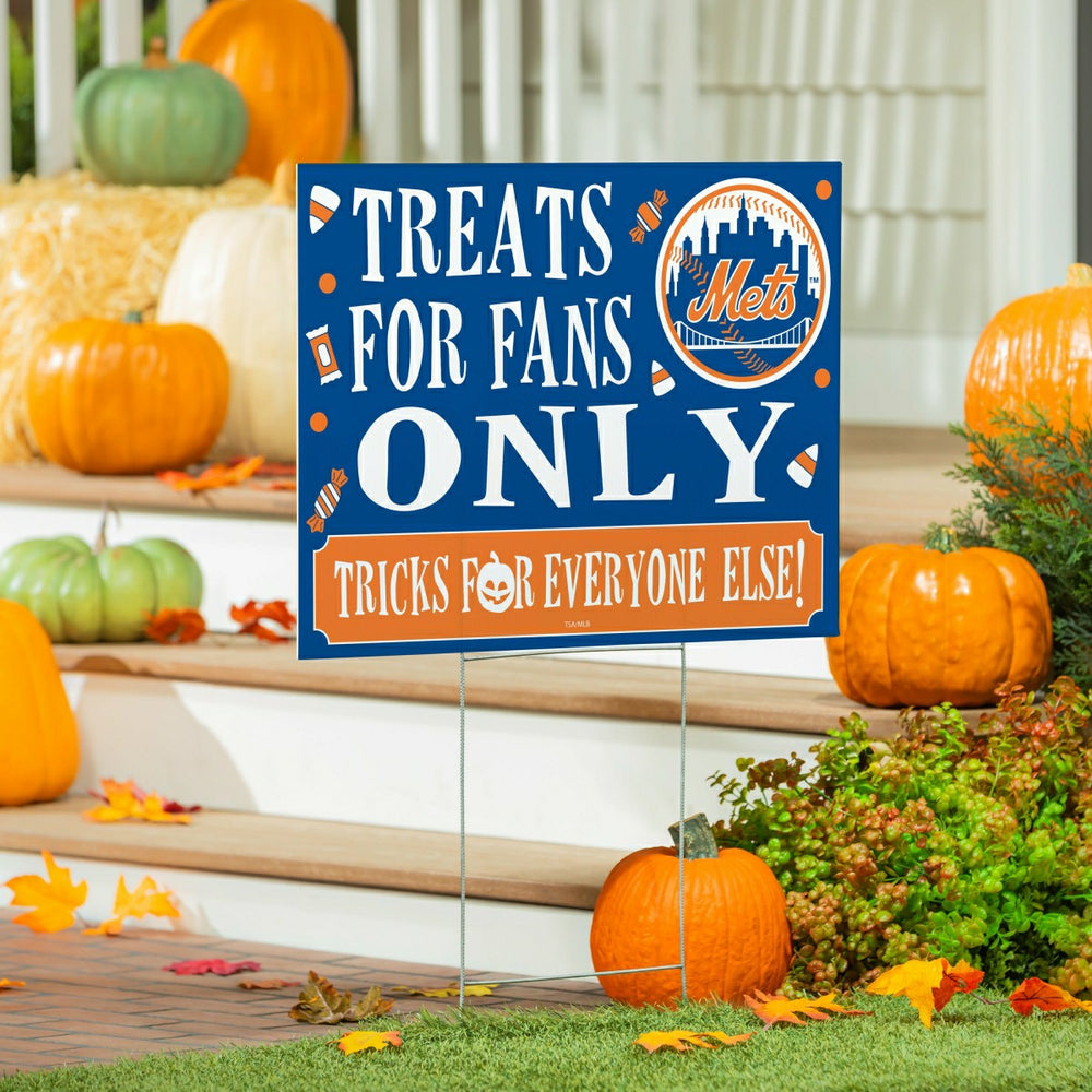 New York Mets Yard Sign, Halloween Treats for Fans