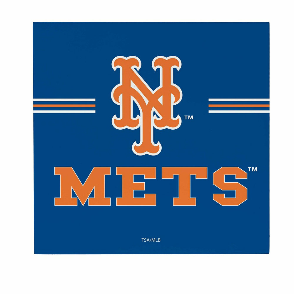 New York Mets Wood Wall Sign, 12x12