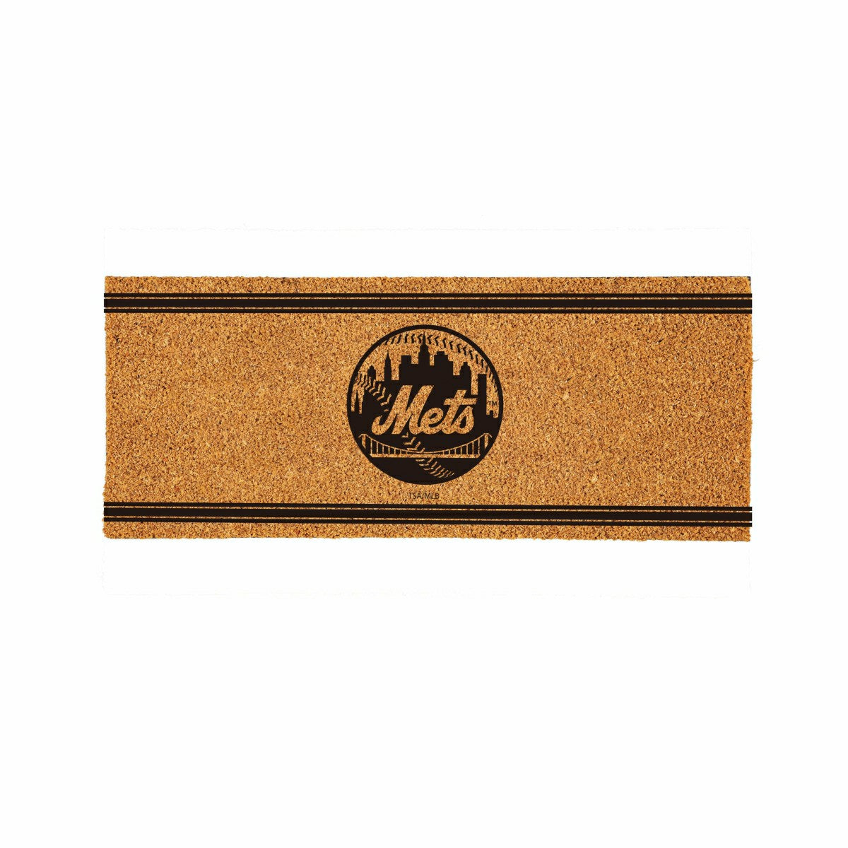 New York Mets Extra Large One Color Coir Mat, 60"x24"