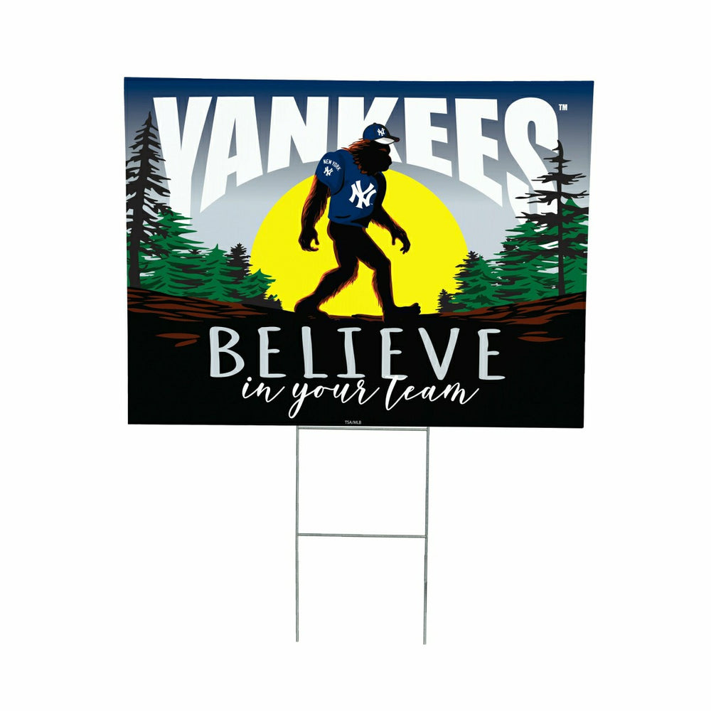 New York Yankees Yard Sign, Bigfoot