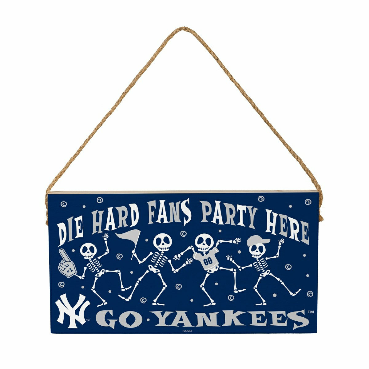 New York Yankees Halloween Wood Wall Sign, 6x11