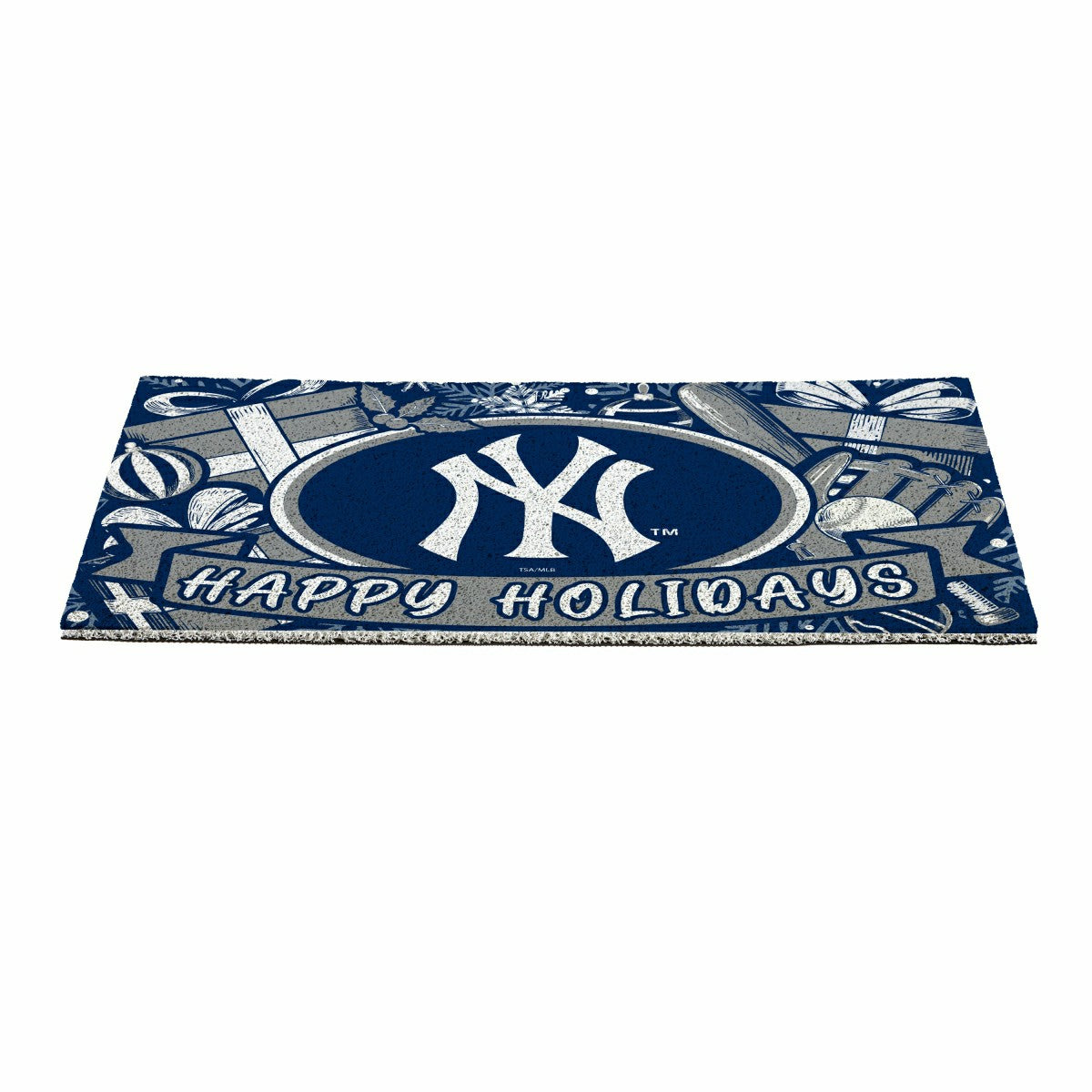 New York Yankees Holiday PVC Mat, 28"x16"