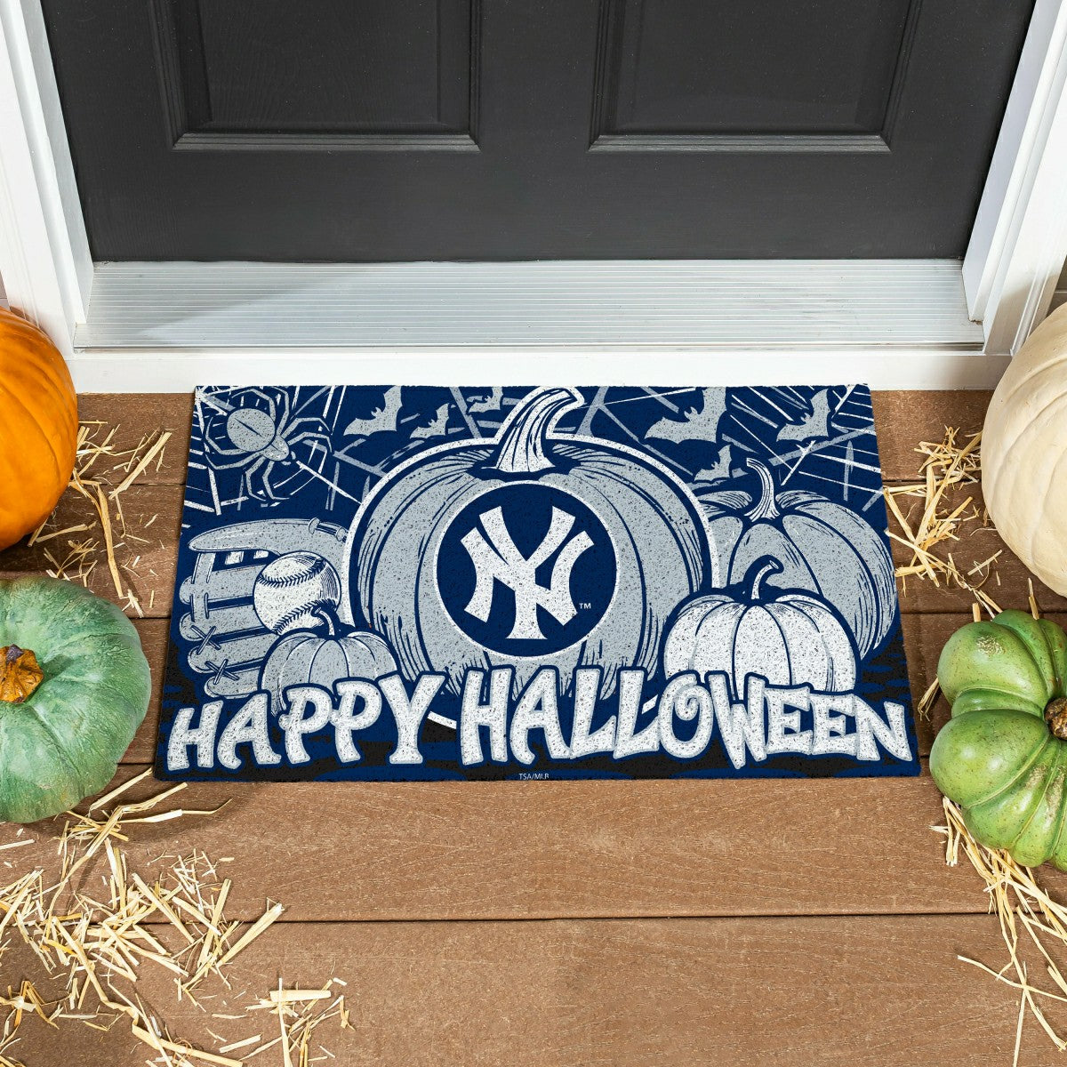 New York Yankees Halloween PVC Mat, 28"x16"