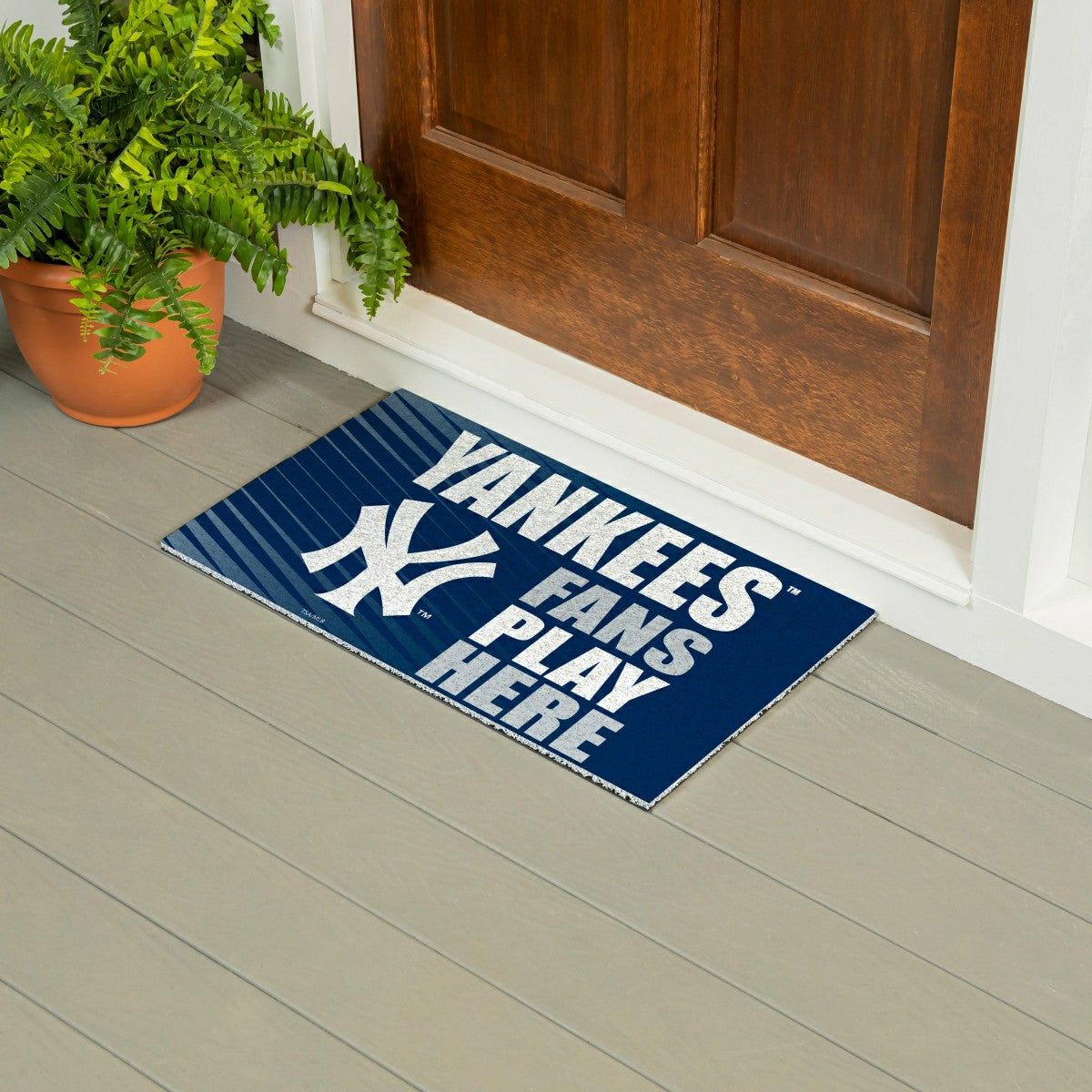 New York Yankees Fan Mat, 28"x16"