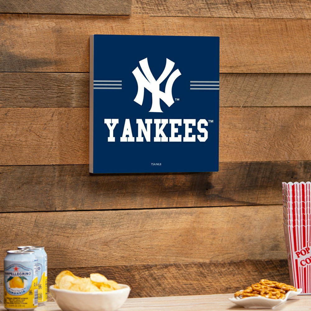 New York Yankees Wood Wall Sign, 12x12