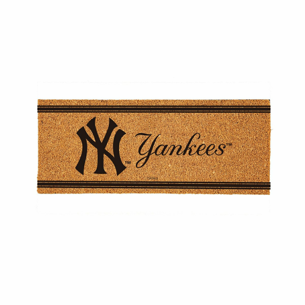 NY Yankees Extra Large One Color Coir Mat, 60"x24"