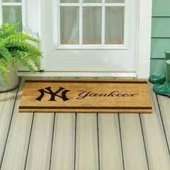 NY Yankees Large One Color Coir Mat, 36"x24"